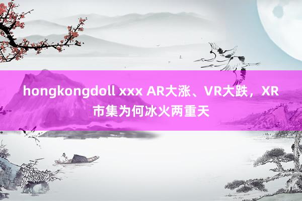 hongkongdoll xxx AR大涨、VR大跌，XR市集为何冰火两重天