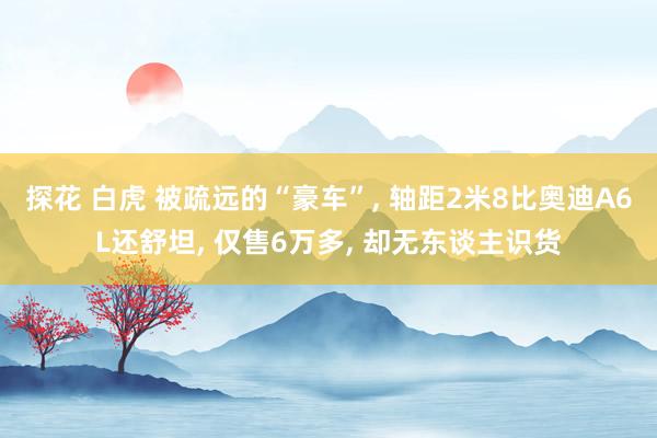 探花 白虎 被疏远的“豪车”， 轴距2米8比奥迪A6L还舒坦， 仅售6万多， 却无东谈主识货