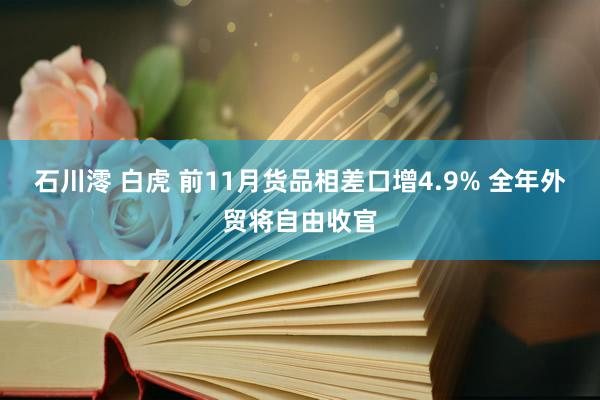 石川澪 白虎 前11月货品相差口增4.9% 全年外贸将自由收官