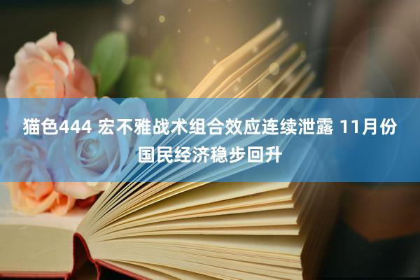 猫色444 宏不雅战术组合效应连续泄露 11月份国民经济稳步回升