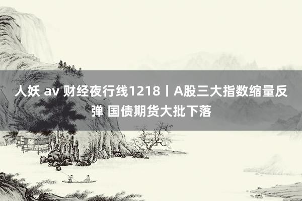 人妖 av 财经夜行线1218丨A股三大指数缩量反弹 国债期货大批下落